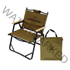 카즈미 캐스터네츠 폴딩 캠핑의자, 골드, 1개