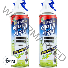 청개구리 에어컨 세정제, 330ml, 6개