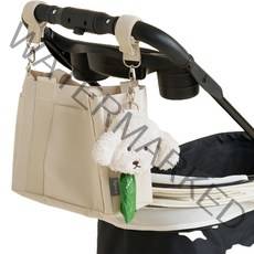 울리 강아지용 후리스 퍼피 풉백+손목 스트랩, 아이보리, 1개입, 1개