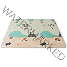 삼정크린마스터 양면 어린이 놀이방 매트, 혼합색상