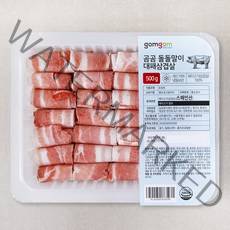 곰곰 돌돌말이 대패삼겹살 (냉동), 500g, 1개