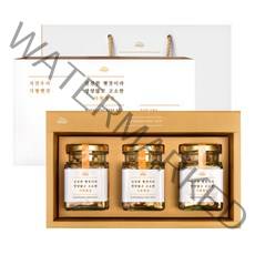 자연우리 가평잣 유리병 선물세트 300g 햇잣, 1개, 황잣 300g