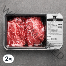 쉐프 파트너 미국산 블랙앵거스 부채살 스테이크용 (냉장), 400g, 2팩