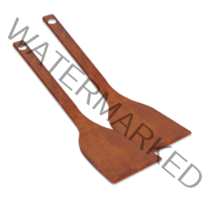 드림아트 천연옻칠 미니사각 뒤집개 2개, 우드, 1세트