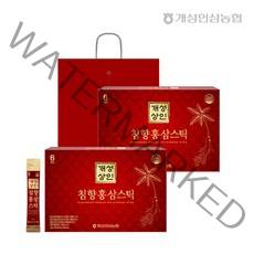 (1+1)[개성상인] 침향홍삼스틱 (10mlx30포) 총2박스 개성인삼농협 + 쇼핑백, 1개, 없음