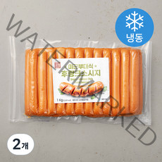 오뗄 미군부대식 후랑크소시지 (냉동), 1kg, 2개