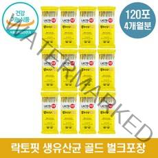 종근당건강 락토핏 생유산균 골드 프로바이오틱스 120포 벌크포장(4개월분), 20g, 12개