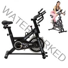 홈트레이닝 가정용 실내자전거 스피닝자전거 스핀바이크 야핏센서 연결 집에서 즐기는 헬스사이클 블랙 화이트 2컬러, 마그네틱 블랙