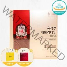정관장 홍삼정 에브리타임 밸런스 10ml 정품쇼핑백 + 추가 생활집사 쇼핑백 홍삼 선물세트 1박스 30포