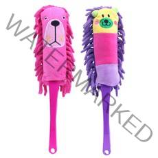 리버그린 귀요미 먼지 털이개 핑크 + 퍼플, 혼합 색상, 1세트