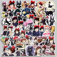 마녀 배달부 키키 굿즈 스티커 폰꾸 다꾸 스티커 인스 50매, 50개