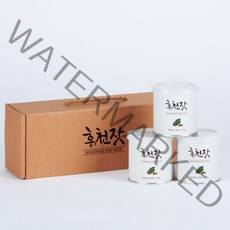 홍천잣 선물 세트 캔 잣 견과류, 3캔(황잣), 100gx3캔