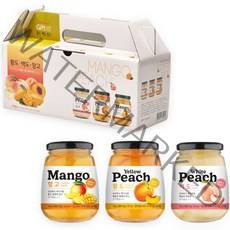 조이웰 황도 345g + 망고 345g + 백도 345g 세트, 1세트