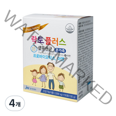 중외제약 락토플러스 온가족 생유산균, 100g, 4개