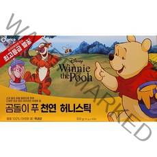 Oprice 곰돌이 푸 천연 허니스틱 300g (10g X 30포) 벌꿀 100% (야생화 꿀) 국내산