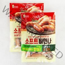 롯데햄 소프트 비엔나 소시지, 2개, 200g