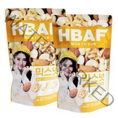 바프 HBAF 먼투썬 믹스넛 300g 매일 견과 아몬드 호두 캐슈넛 마카다미아, 2개