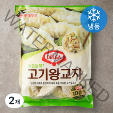 롯데푸드 DELGA 육즙듬뿍 고기왕교자 (냉동), 1050g, 2개