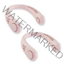 에어서핑 목에착 선풍기 날개없는 휴대용 미니 목걸이형 넥밴드 선풍기 캠핑용 USB 선풍기 화이트/핑크, 핑크, Y-NF9