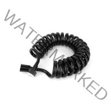 Raon 스프링 코일호스 욕실 베란다 화장실청소, 황동 스프링호스 블랙 3.5M, 1개
