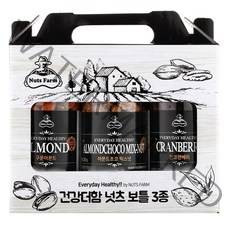 넛츠팜 건강더함 넛츠보틀 3종 2호 선물세트, 610g, 1세트