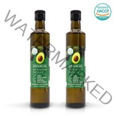 HACCP 아보카도 오일 엑스트라 버진 500ml 압착 멕시코, 2개