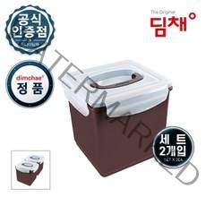 위니아 딤채 김치통 정품 6.5L WD001109 생생용기 김치냉장고 전용 김치용기, 2개입