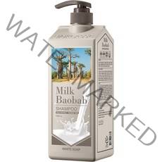 밀크바오밥 대용량 단백질 손상모 샴푸 화이트솝향, 1000ml, 1개