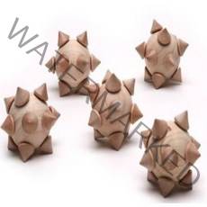 편백나무 손지압기 원뿔 지압기(1개), 1개