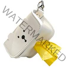 펫니멀리즘 곰돌이 풉백 파우치 배변봉투 가방, 아이보리