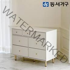 동서가구 홈즈 블랑 900 3단 7칸 서랍장 HPN031, 화이트, 7개