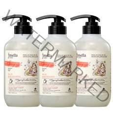 제이멜라 인 프랑스 디즈니 스프링 애플 헤어 샴푸 애플향, 500ml, 3개