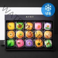 진화과자 우리밀 만쥬 5구 + 화과자 10구 선물세트 725g (냉동), 1세트
