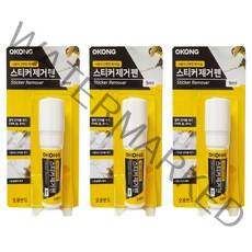 오공 스티커 제거펜 9ml, 3개
