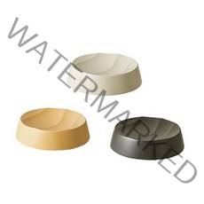 [오덴세] 라고아 미니 하이탑접시, 단품, 색상:마르베이지