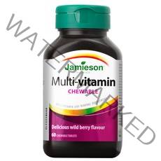 자미에슨 츄어블 멀티비타민 앤 미네랄, 60정, 1개