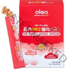 올레아 유아용 올키 비타젤리 아연 사과맛 15p, 15g x 15포, 1개