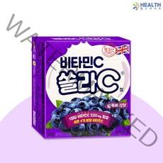 헬스라이프 고려은단 쏠라C 20정 (블루베리맛) 씹어먹는 비타민C 츄어블 캔디 어린이집 답례품 H, 1개
