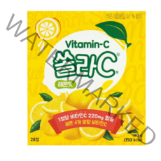 고려은단 쏠라C 레몬맛 20정, 40g, 12개