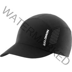 Salomon 살로몬 아웃도어 런라이프 캡 RUNLIFE CAP 여름 등산 자전거 런닝 모, [01] Free Size, [01] DEEP BLACK