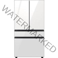 삼성전자 비스포크 4도어 정수기 냉장고 방문설치, 클린 화이트, RF75CB861312