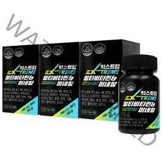 익스트림 멀티비타민&미네랄 700mg, 60정, 3개