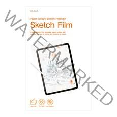 카라스 맥북프로13 MYDA2KH/A용 스케치 액정보호필름, 1개