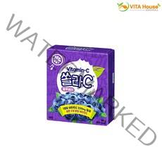 고려은단 쏠라C 2gx20정 블루베리맛 씹어먹는 비타민C 츄어블 비타민캔디, 1개, 2g