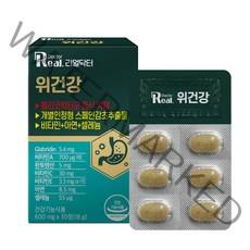 리얼닥터 위건강 헬리코박터균 증식 억제 효과 18g, 30정, 1개
