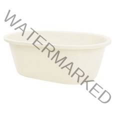 그린센스 배수구 마카롱 욕조 소형, 아이보리, 1개