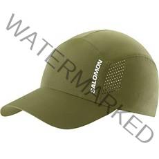 살로몬 남성 여성 아웃도어 캡 모자 크로스 컴팩트 등산 스포츠 러닝, 카키