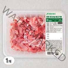 한돈 뒷다리살 불고기용 (냉장), 900g, 1개