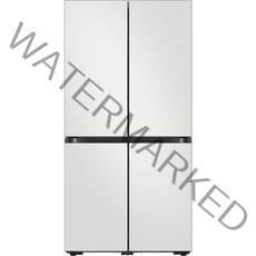 삼성전자 비스포크 4도어 냉장고 메탈 875L 방문설치, 코타 화이트(상단), 코타 화이트(하단), RF85C90F101