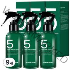 트리트룸 넘버파이브 헤어홀더 미스트, 100ml, 9개